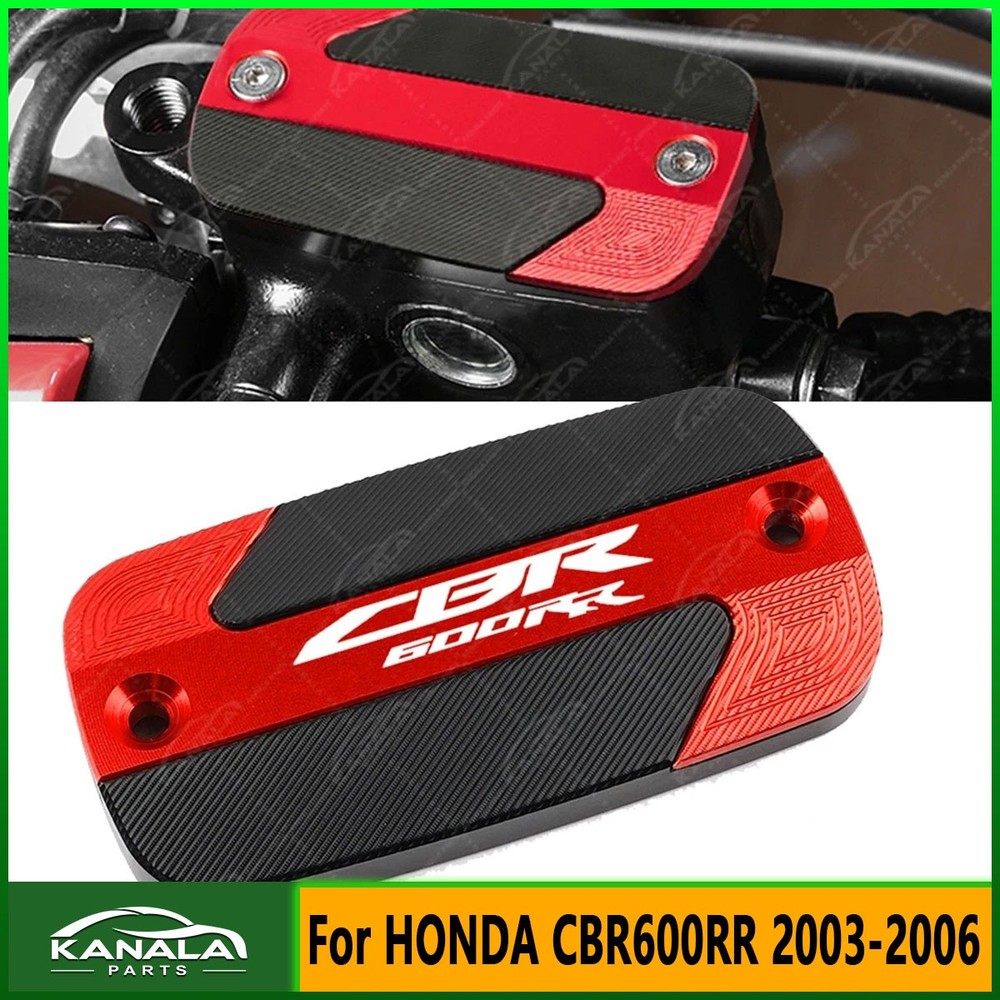 Front Brake Fluid Reservoir Cap Oil Tank Cover Sock For HONDA CBR600RR 2003-2006