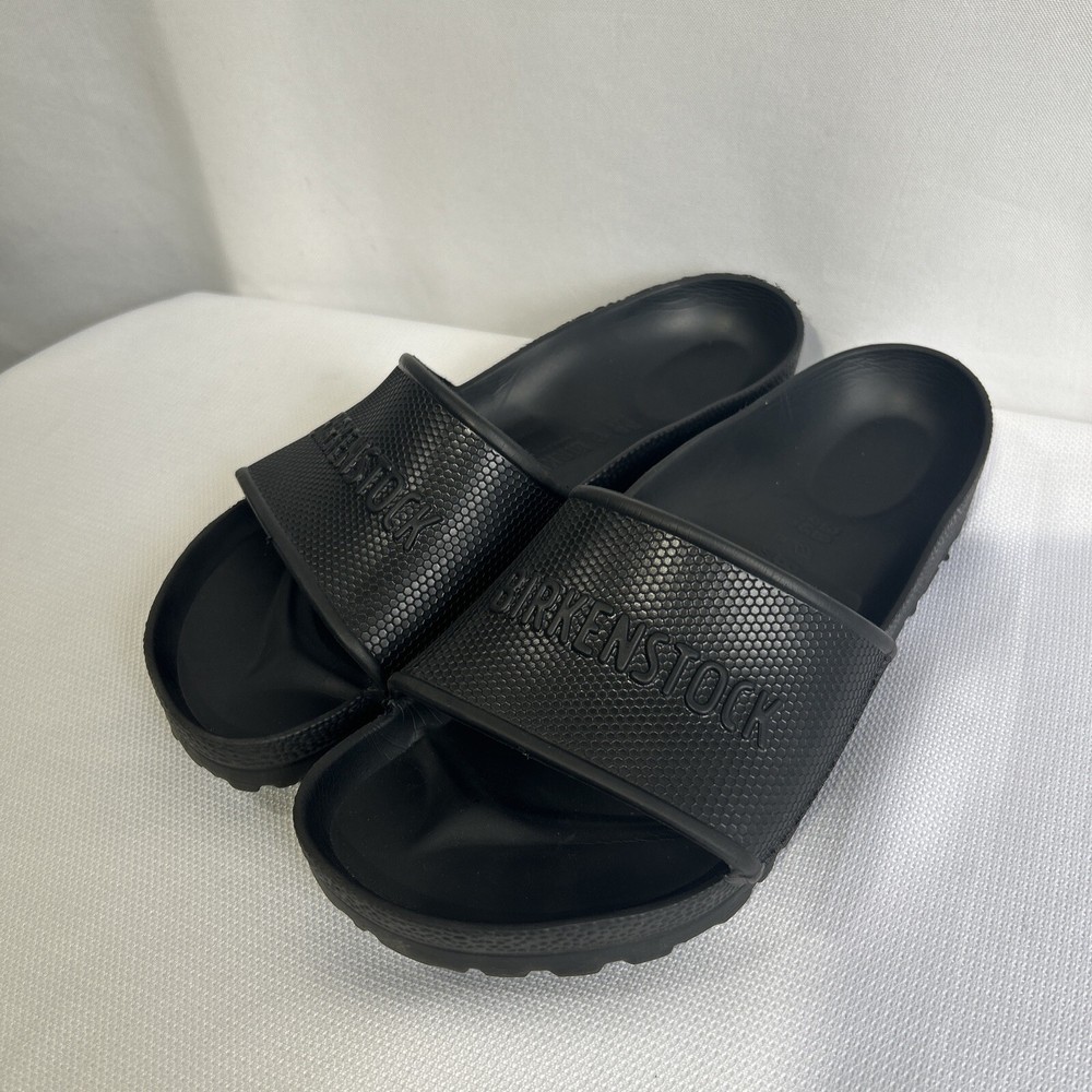 Birkenstock Barbados Eva Black Slip On Slides Women’s Size EU38 US W7 / M5