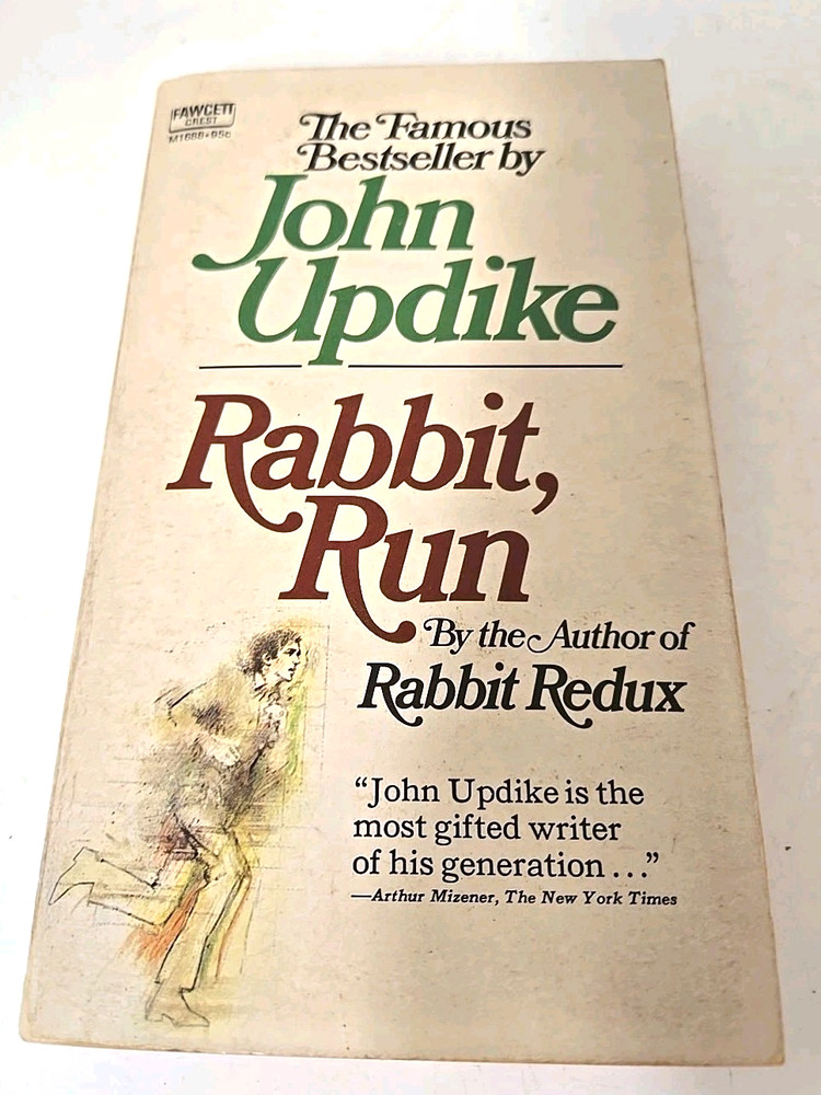 Rabbit, Run John Updike 1960 Fawcett Crest Printing Paperback Book P2150