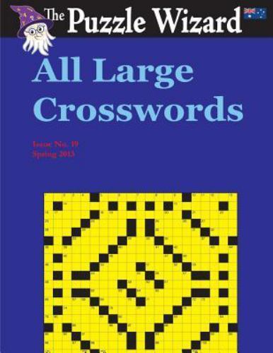 All Large Crosswords, Paperback by Puzzle Wizard, Like New Used, Free shippin...