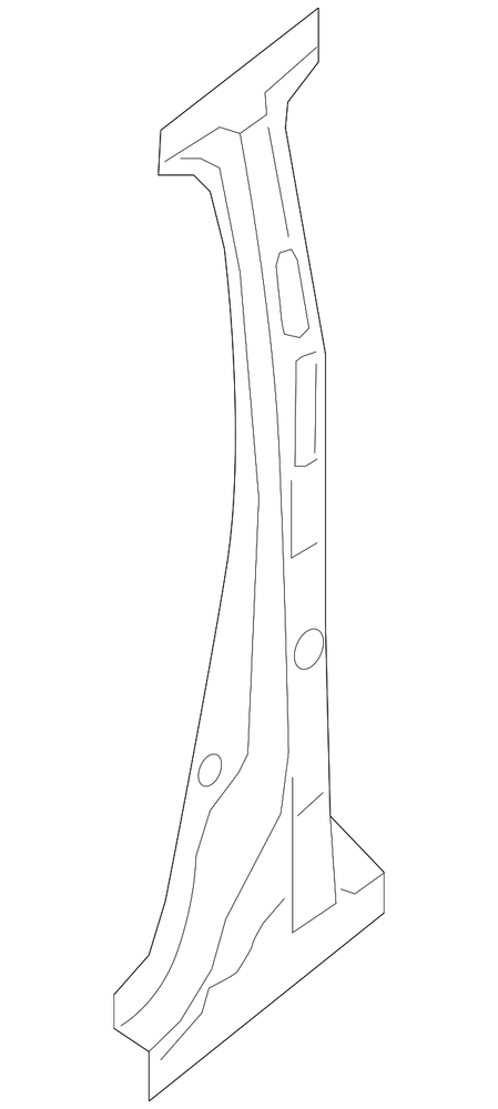 Genuine Nissan Body B-Pillar Reinforcement G6571-9AMMA