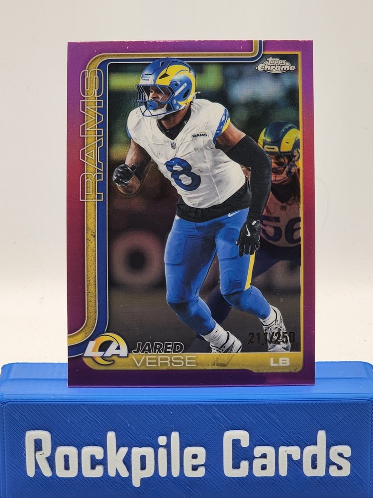 2025 Topps Chrome - Jared Verse #173 Pink Refractor /250