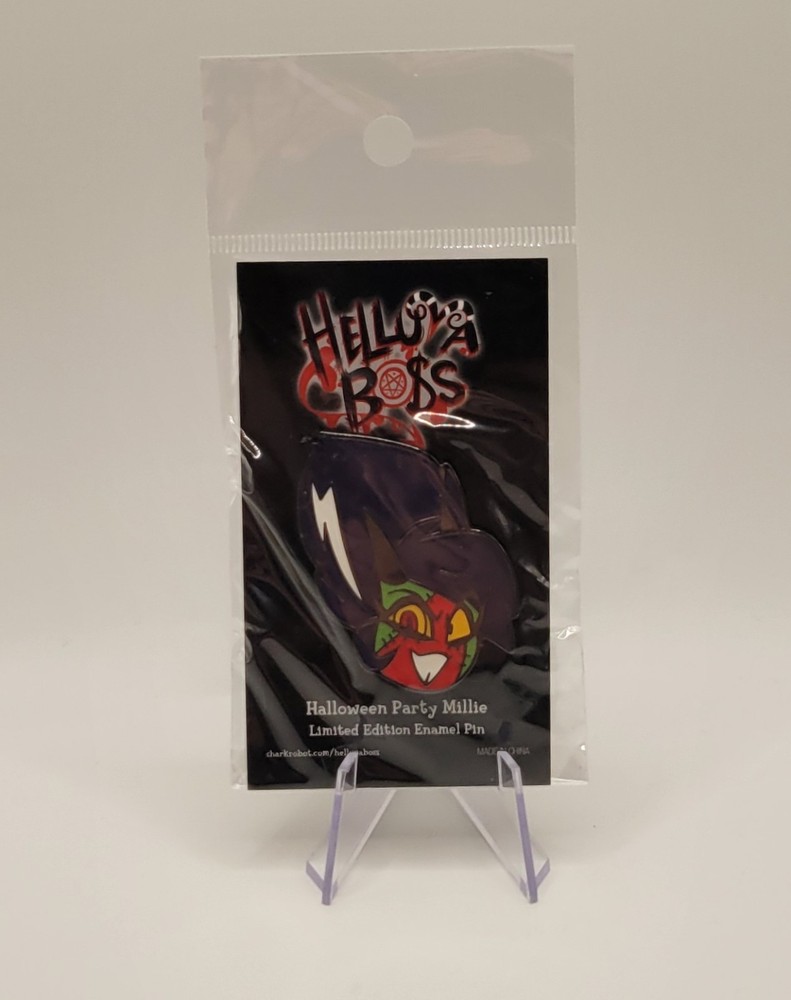 Helluva Boss Halloween Party Millie Limited Edition Enamel Pin Vivziepop