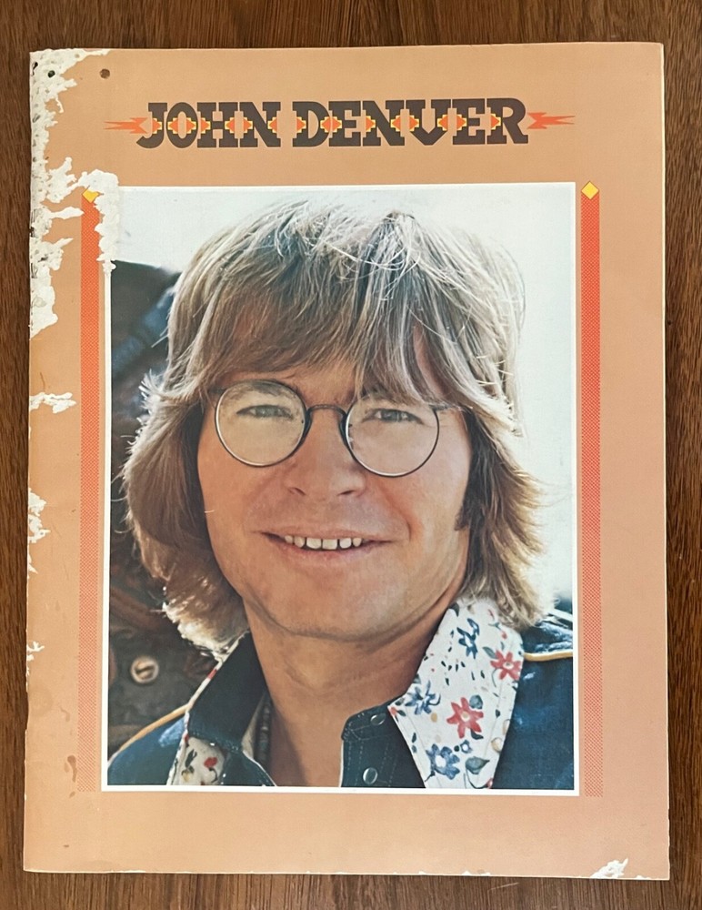 JOHN DENVER 1975/76 WINDSONG TOUR Concert Program Tour Book