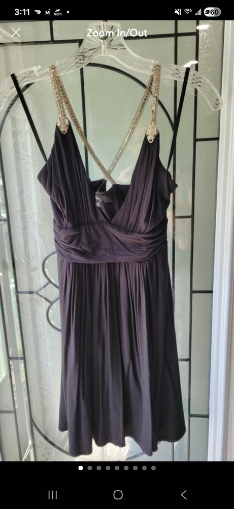 Y2k Rhinestone Sky Brand Top 2005