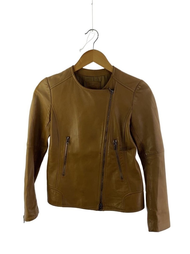 Leather Jacket Blouson/40/Leather/Cml/Plain 20701