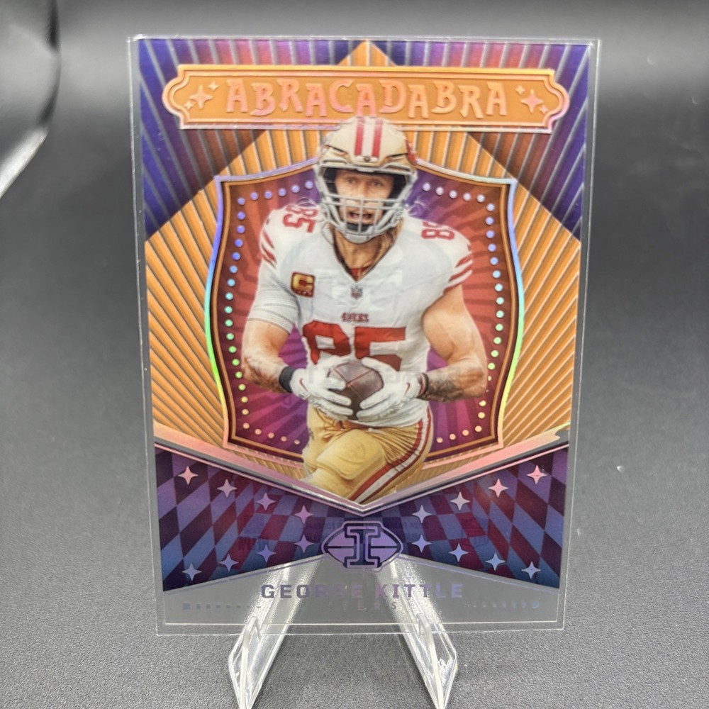 2024 Panini Illusions - Abracadabra George Kittle #18 Orange-image