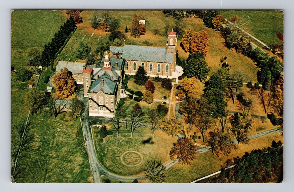 Somerset OH-Ohio, St. Joseph's Catholic Church, Antique Vintage Postcard