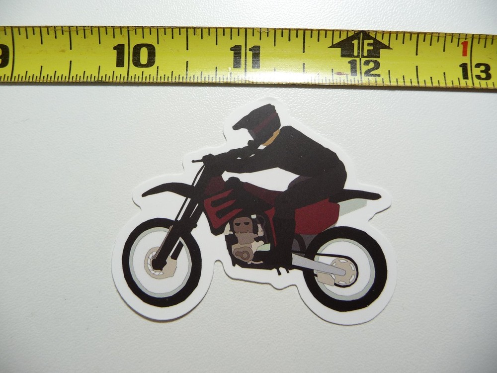 DIRT BIKE RACING DECAL STICKER MOTOCROSS RIDING MOTORCYCLE