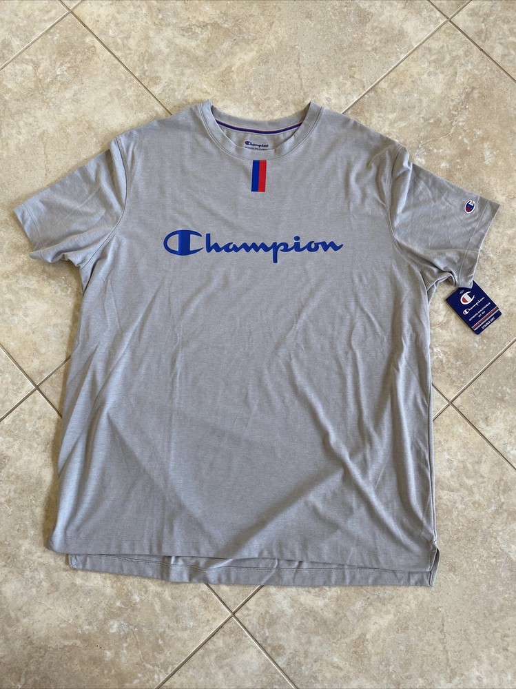 Champion Men's Graphic Tee, Size 2XL - Oxford Gray NWT