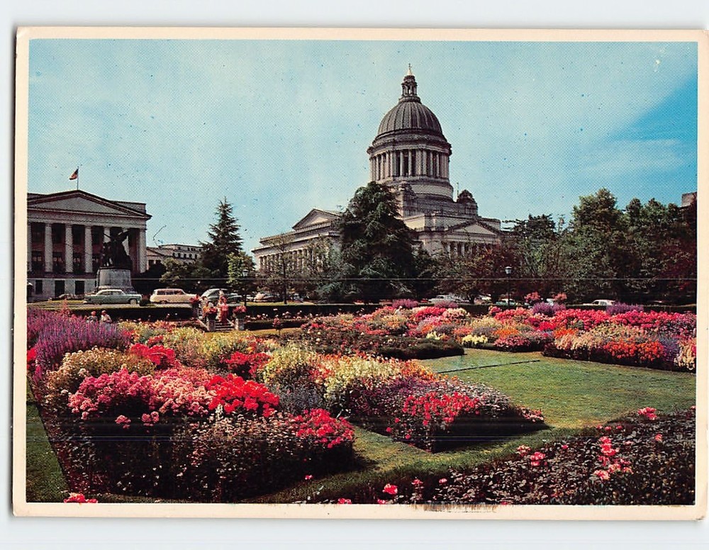 Postcard Washington State Capitol Olympia Washington USA