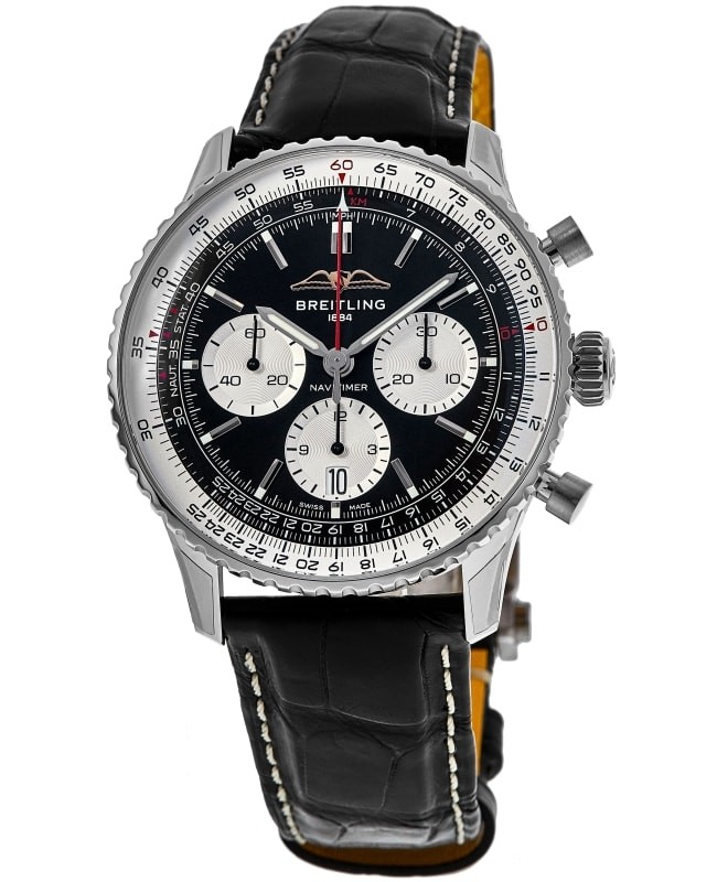 New Breitling Navitimer B01 Chronograph 41mm Automatic Mens Watch AB0139211B1P1