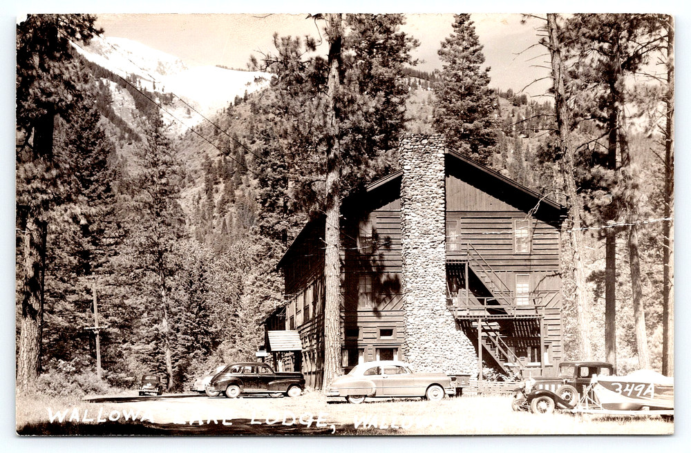 Postcard RPPC, Wallowa Lake Lodge Wallowa Lake Park, Oregon Unposted