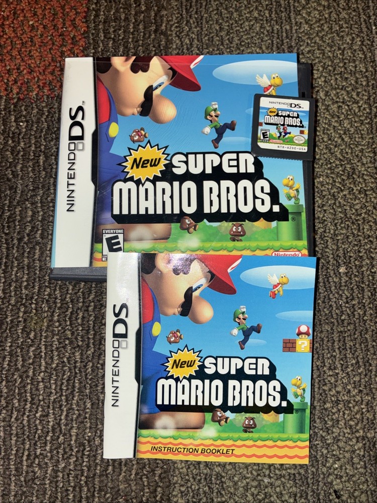 New Super Mario Bros. (Nintendo DS, 2006) CIB w/manual