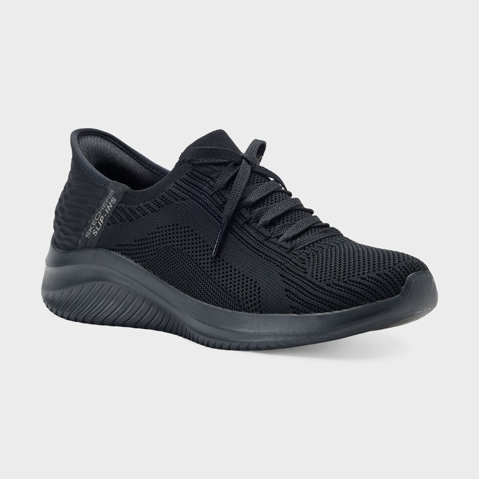 Big Sale Women's Skechers Ultra Flex 3.0 Brilliant Slip-Ins(Black- Shoe Width M)