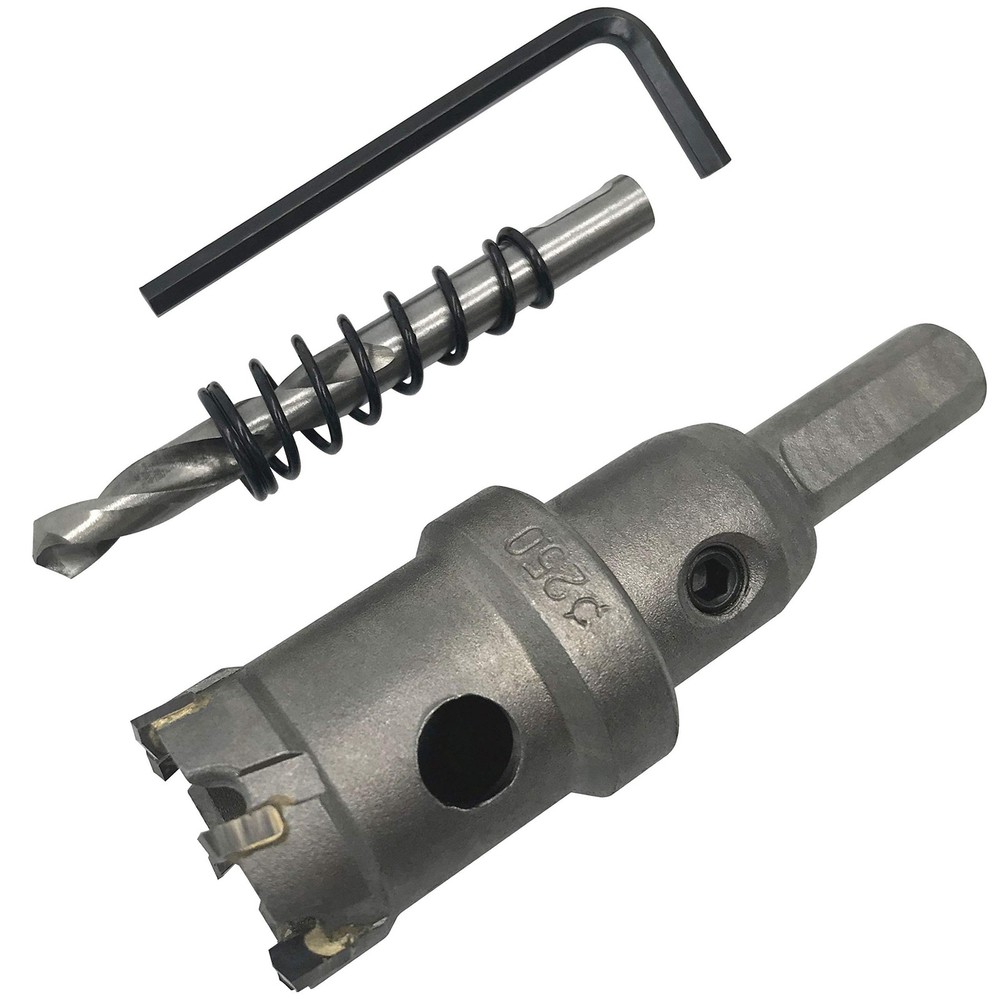 25mm TCT Hole Saw, 1” Cutting Diameter Tungsten Carbide Tipped Hole Cutter