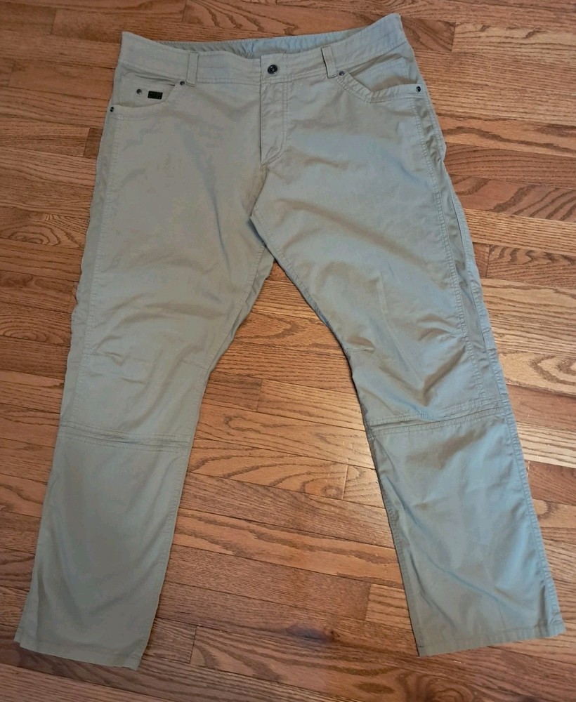 Kuhl Radikl Pants Mens 40x32 Tan Enduro Fabric Lightweight Outdoor Hiking