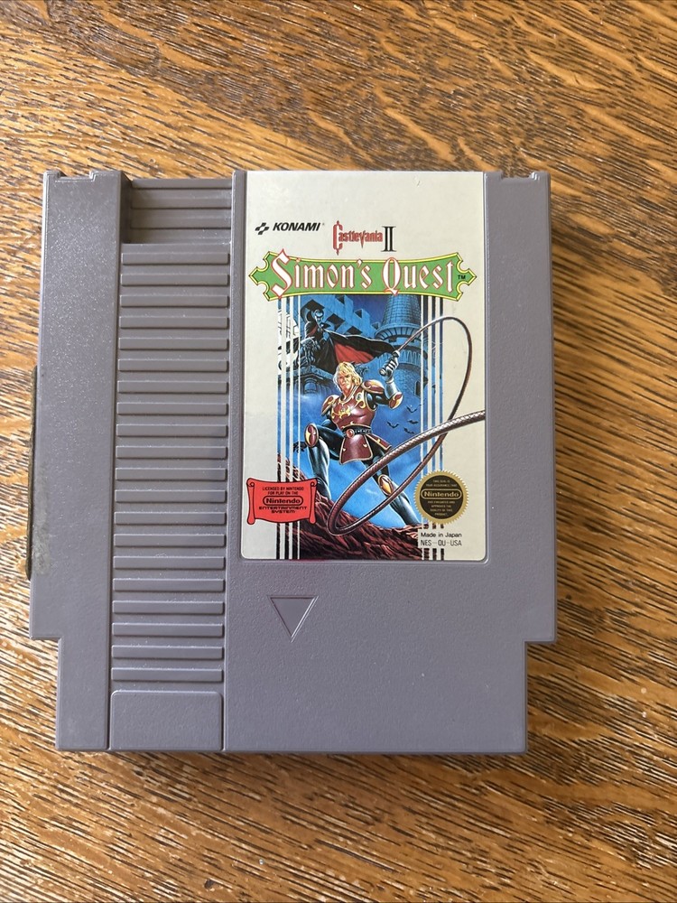 Simon's Quest Castlevania II Cartridge for NES – Tested & Working