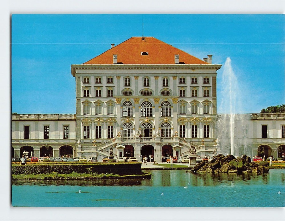 Postcard Nymphenburg Palace in Munich Germany