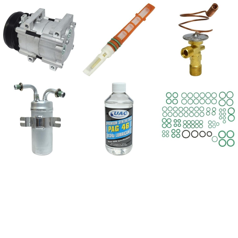 A/C Compressor Kit UAC For 1989 Ford E-150 Econoline Club Wagon