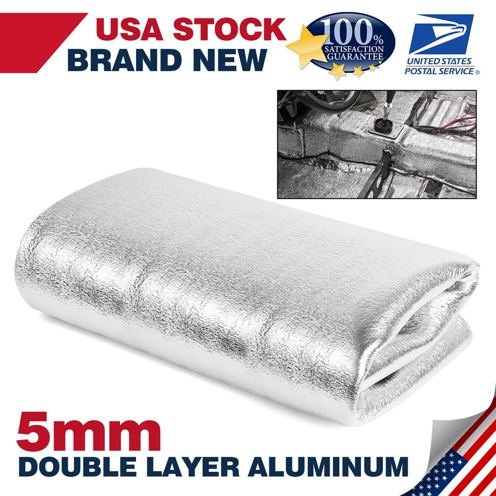 Sound Deadener Heat Insulation Mat For Car Hoods Engines Doors Floor Roof 197mil