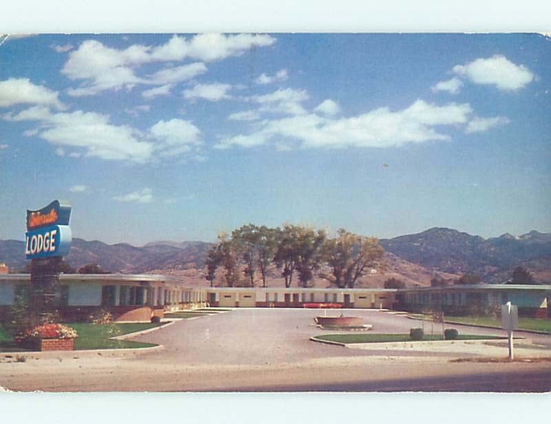 Pre-1980 LODGE MOTEL SCENE Salida Colorado CO m/09 AE0566