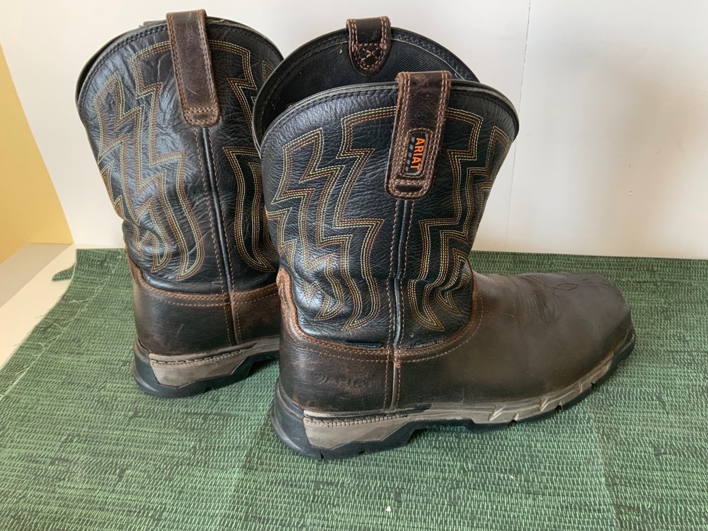 ARIAT Mens Rebar Flex Composite Square Toe Work Boot Size 11.5 EE Wide