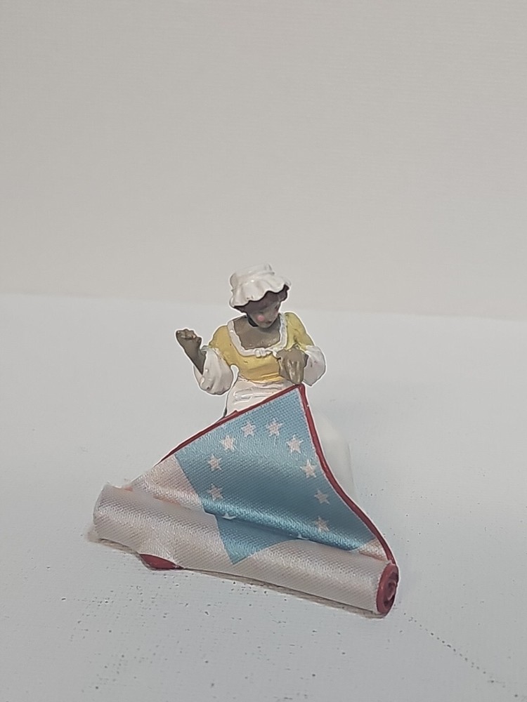 Cast Iron / Metal Betsy Ross Britains LTD miniature Figurine. Good Condition