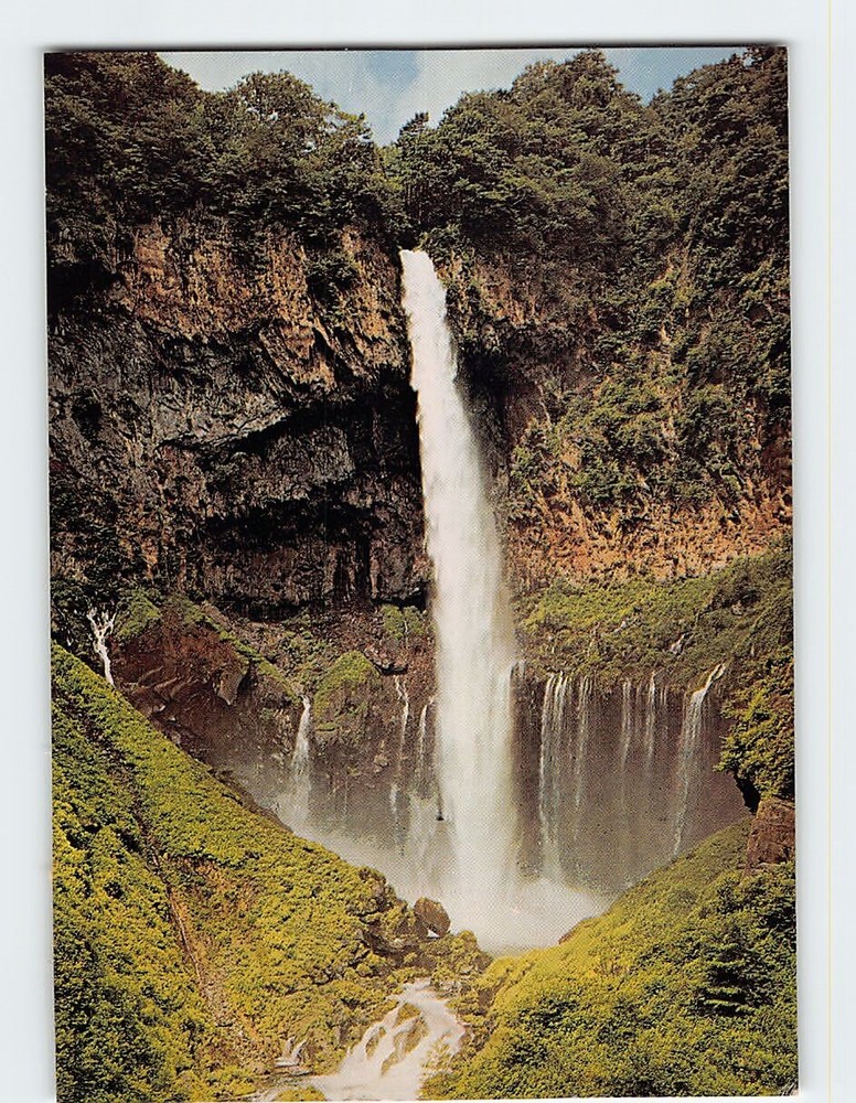 Postcard Kegon Waterfalls Lake Chūzenji in Nikkō National Park Japan