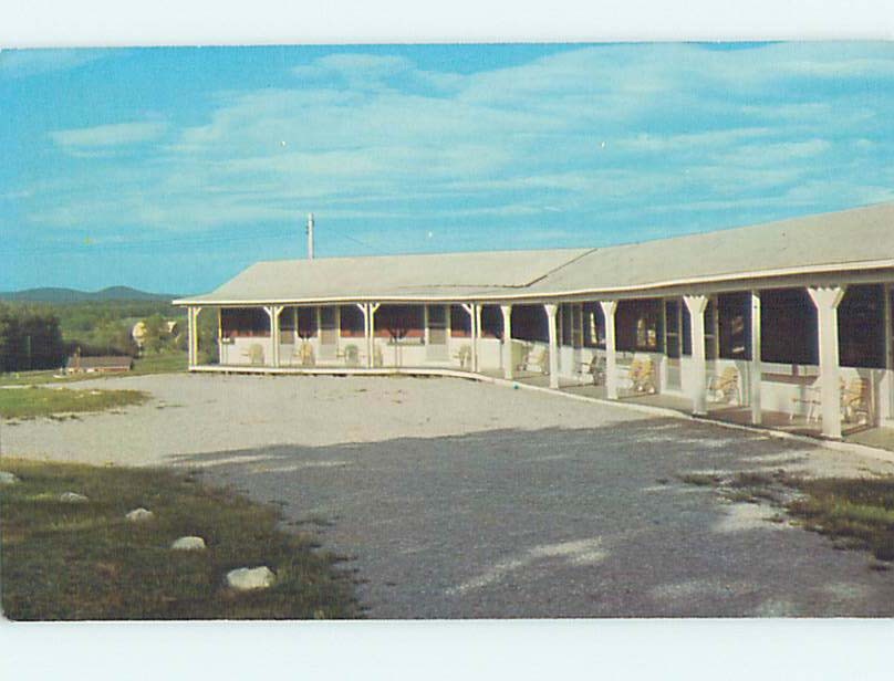 Unused Pre-1980 MOTEL SCENE Waldoboro Maine ME HJ8923