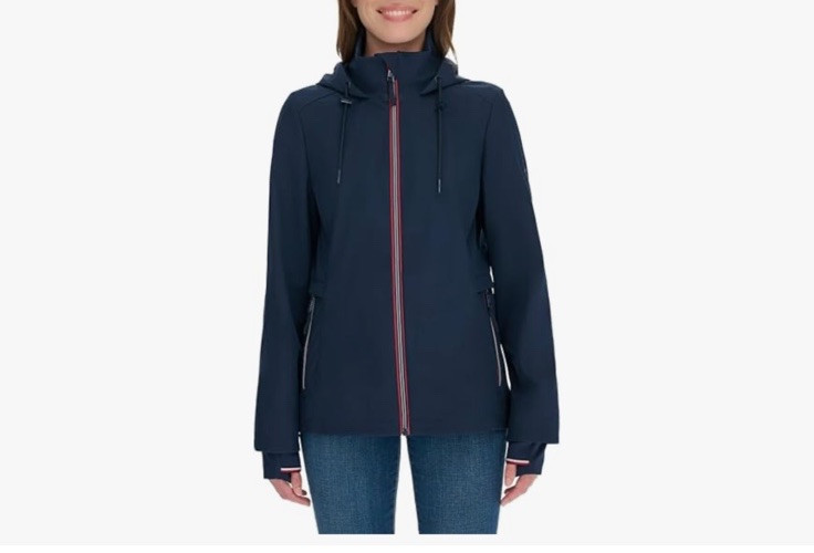 Tommy Hilfiger Lightweight Windbreaker Women's Logo Size L
