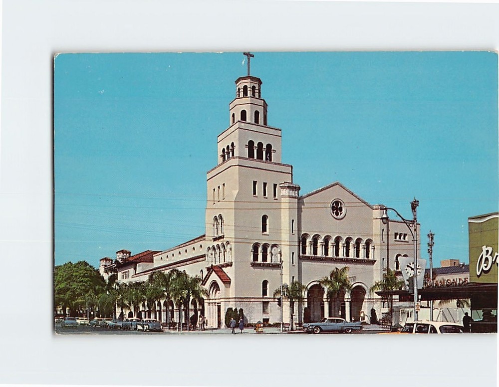 Postcard Christ Methodist Church St. Petersburg Florida USA