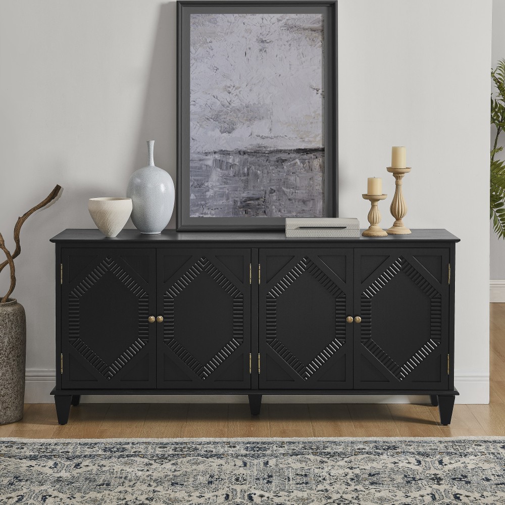 Mid Century Modern Sideboard Buffet Cabinet W Storage