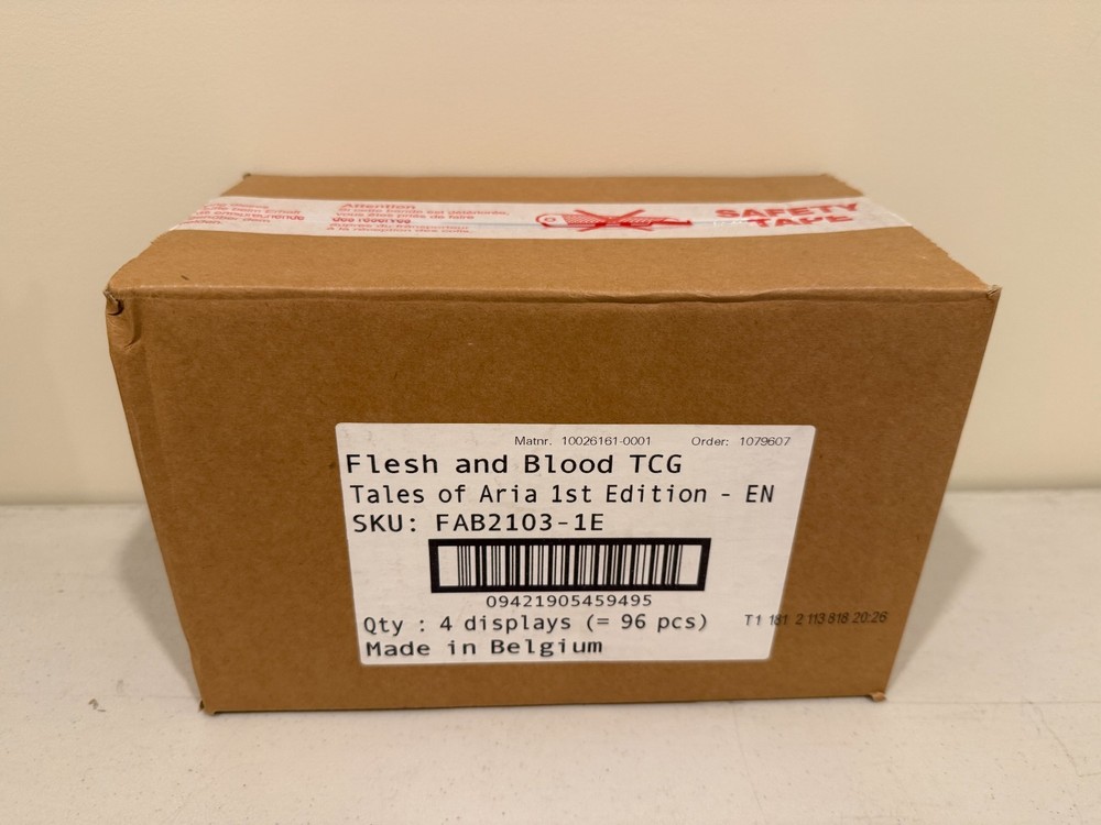 Flesh and Blood Tales of Aria First Edition Case (4 x Booster Boxes)