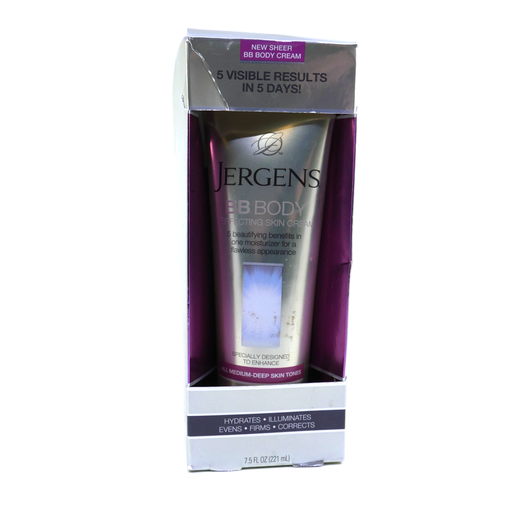 JERGENS BB Body Perfecting Cream Medium Deep 7.5 oz