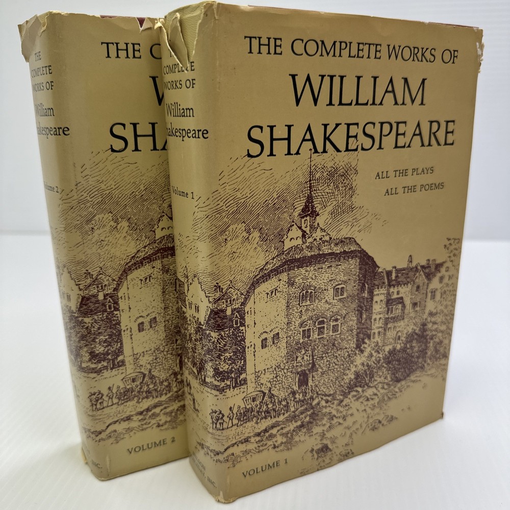 The Complete Works of William Shakespeare Hardcovers Book Club Edition