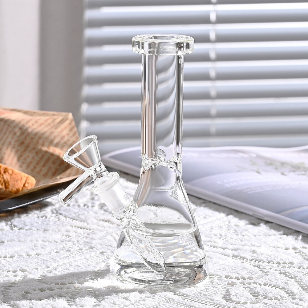 5 Inch Mini Portable Glass Bong with 10mm Bowl for Smooth Smoking