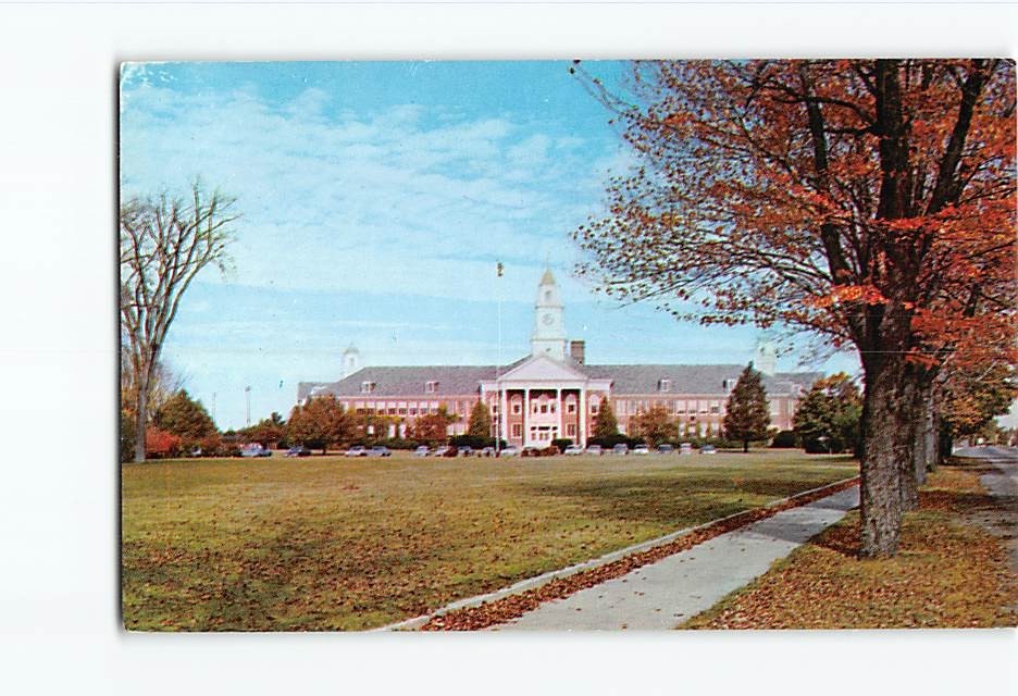 Postcard Spaulding High School Rochester New Hampshire USA