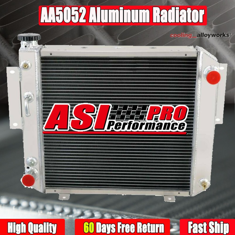Fit Hyster Yale Forklift H25XM H35XM Upgrade 3Rows Aluminum Radiator 2021741.