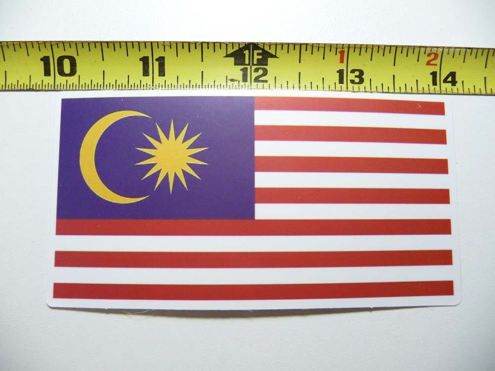 Malaysia Flag Decal Sticker - Show Your National Pride