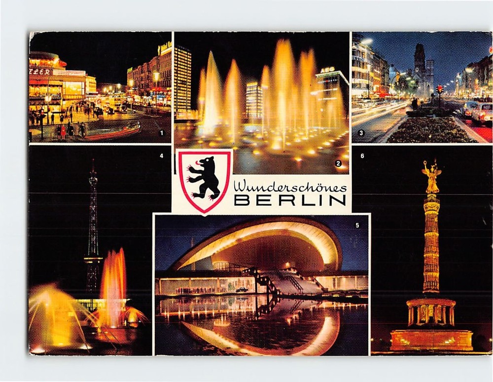 Postcard Scenes & Views Berlin Germany