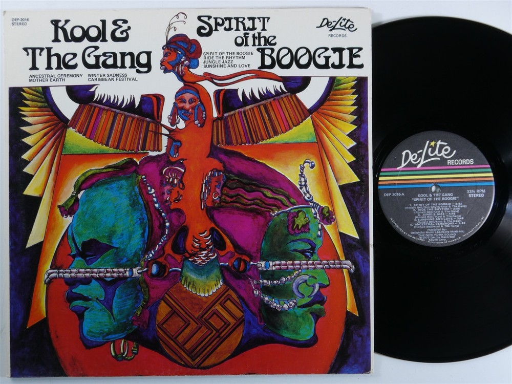 KOOL & THE GANG Spirit Of The Boogie DE-LITE LP VG+ unipak i