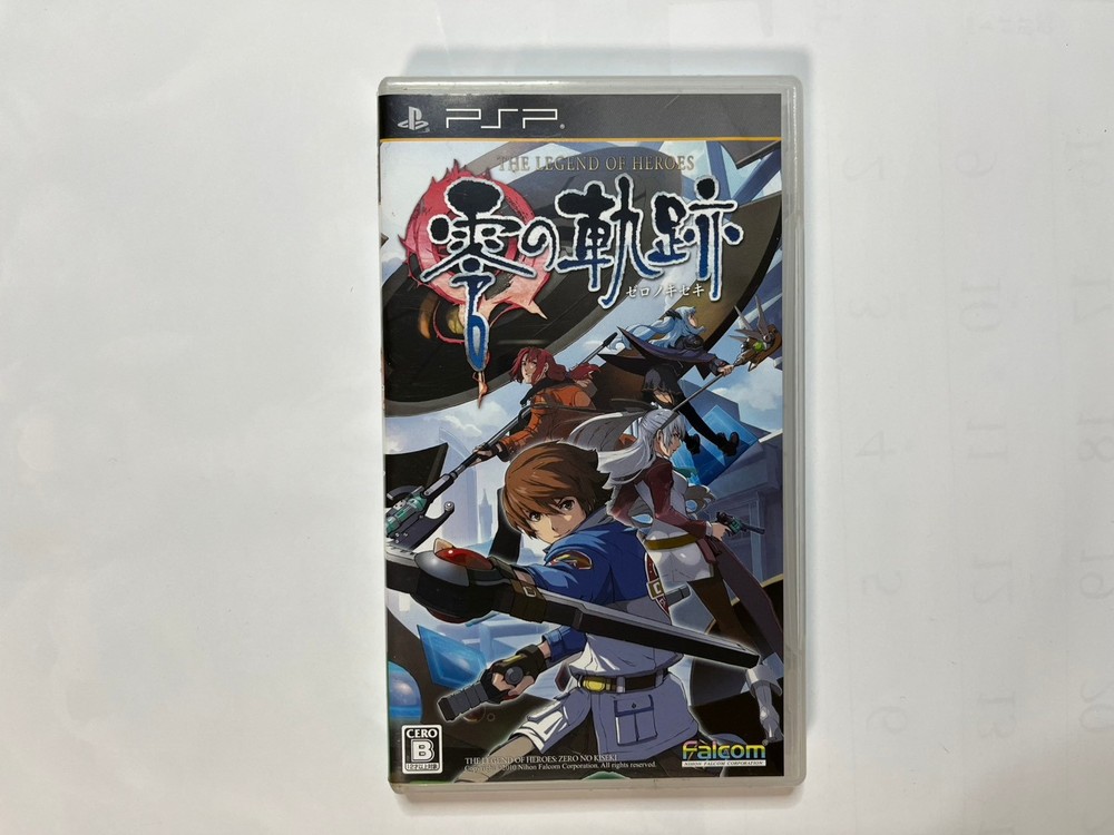 The Legend of Heroes Zero no Kiseki Eiyuu Densetsu Sony PSP Falcom From Japan