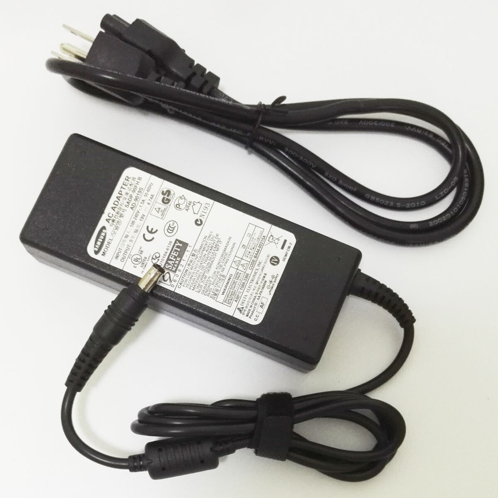 90w Original Laptop AC Adapter For Samsung X1, X05, X06, X10, X10 Plus / X10Plus