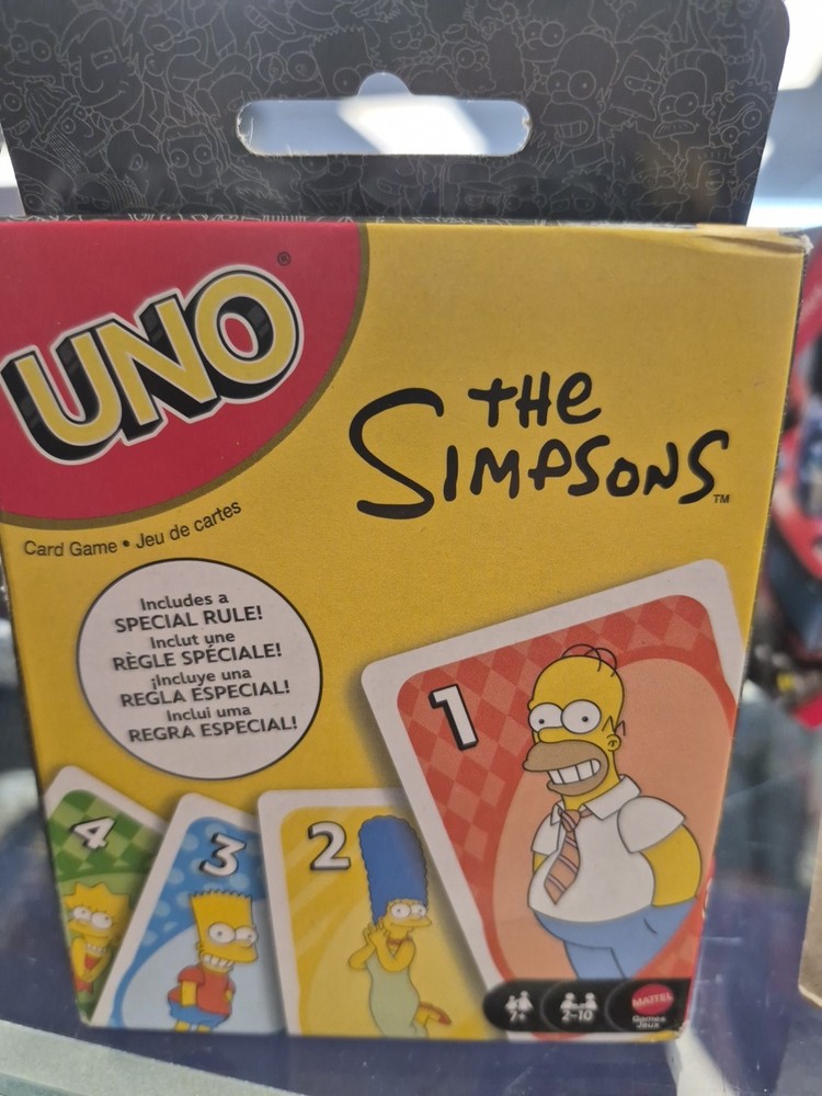 UNO The Simpsons Card Game for Kid, Adult  Family Nights, Parties, Travel  Ca...