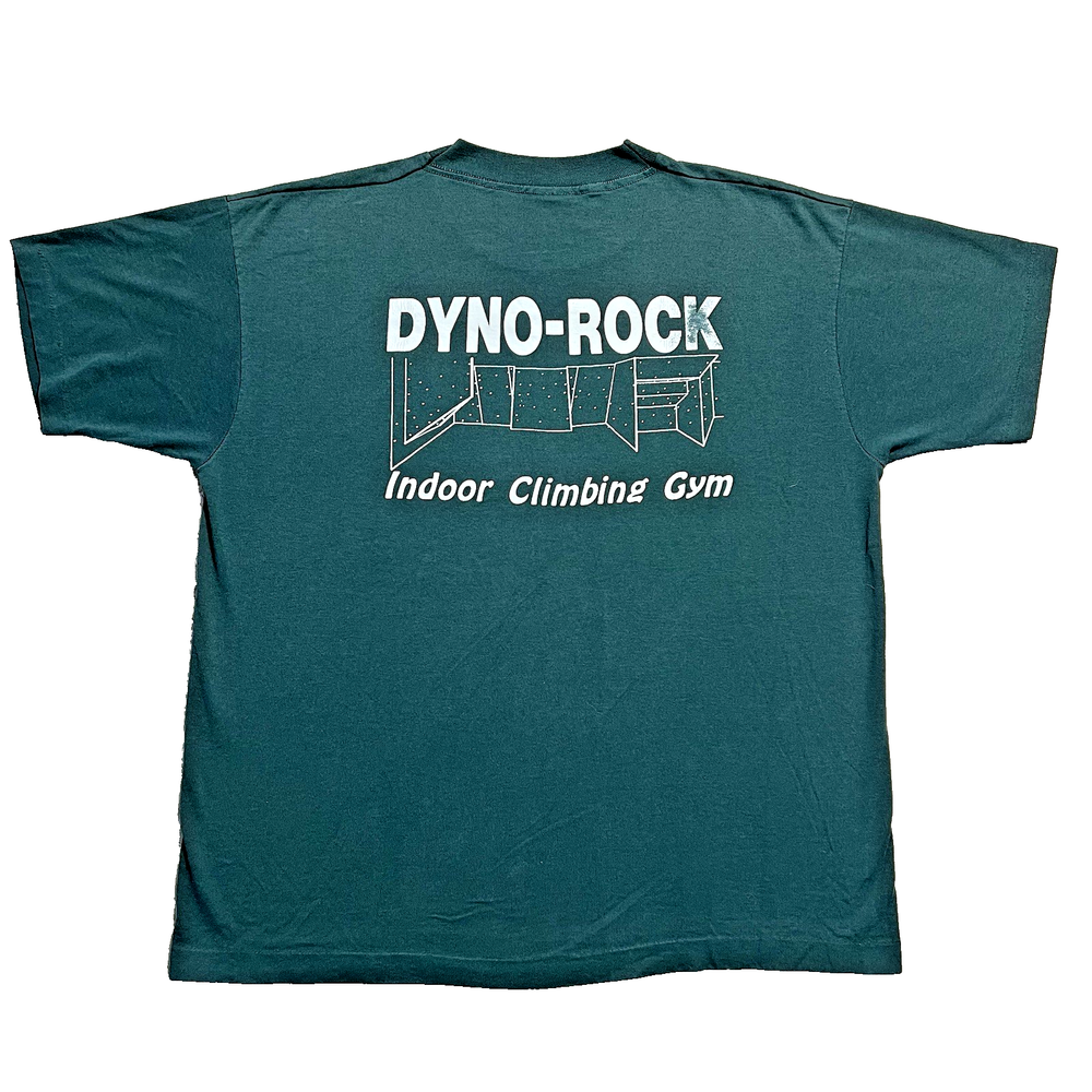 Vintage DYNO Climbing Tee XL Single Stitch Staff Shirt USA Rare