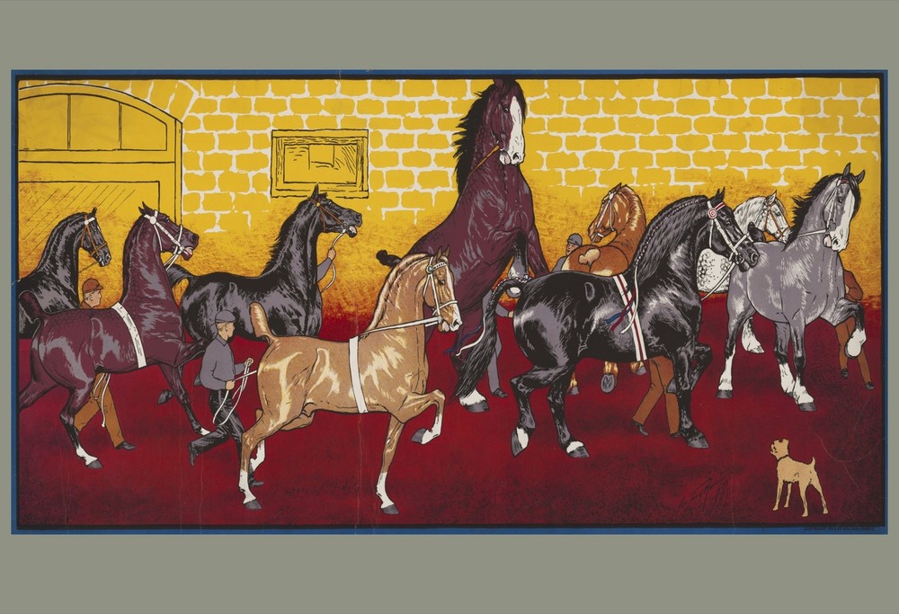 9670.Decoration Poster.Room Wall art.Home interior decor.Horse stables equine