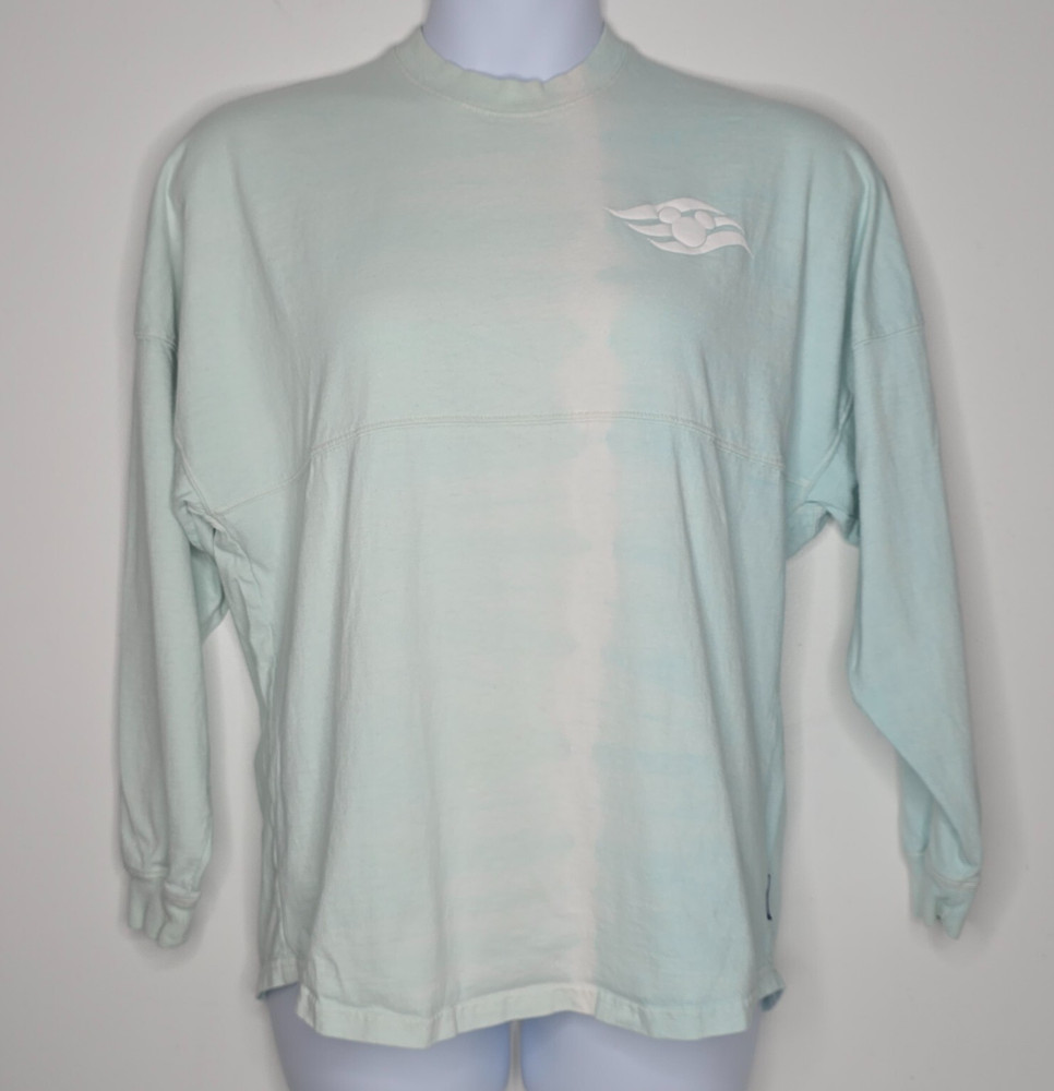 Disney Shirt Womens Medium Spirit Jersey Castaway Cay Long Sleeve Cruise Flaw