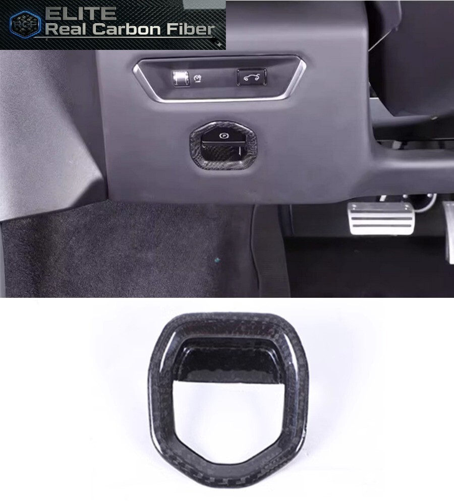 For Lotus Emira 2021-2024 Real Carbon Fiber Inner Hand brake switch Trim cover