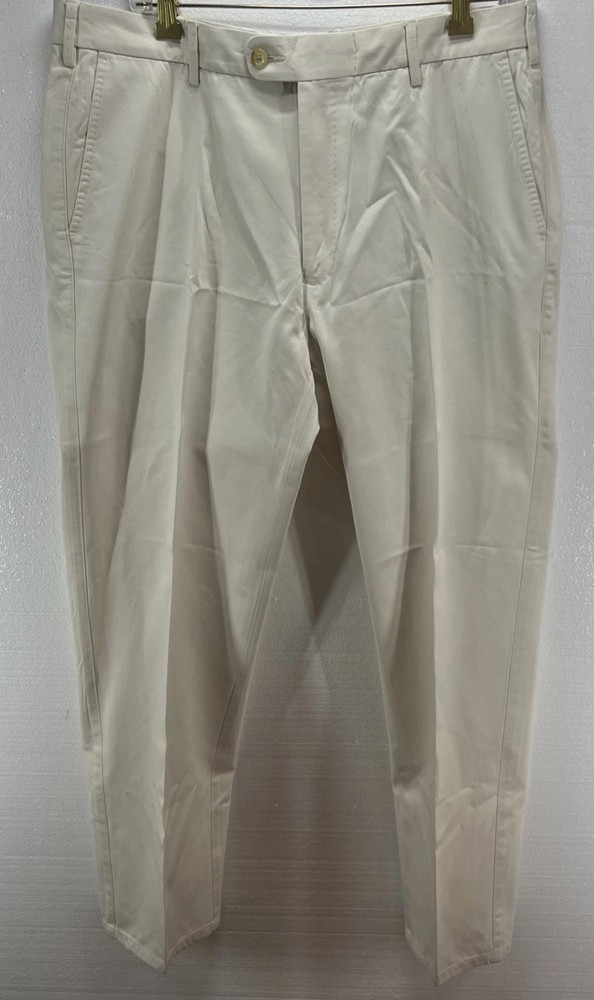 Peter Millar Flat Front Dress Pants Men’s 36x31 Stone